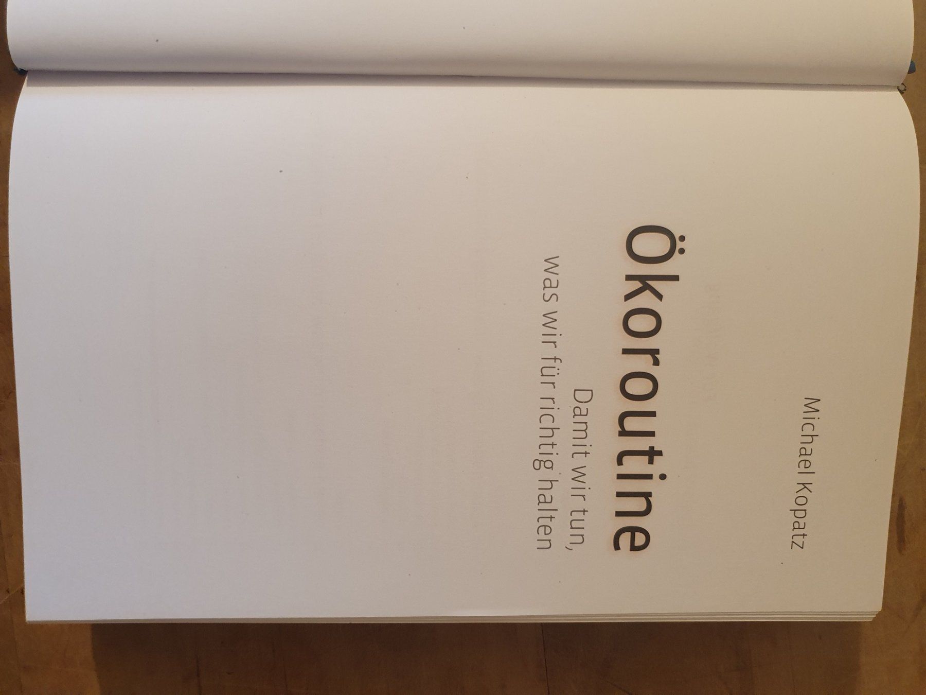 Libri: Ökoroutine - Michael Kopatz - Deutsch – Usato da Zürich venduto da loosebone 1