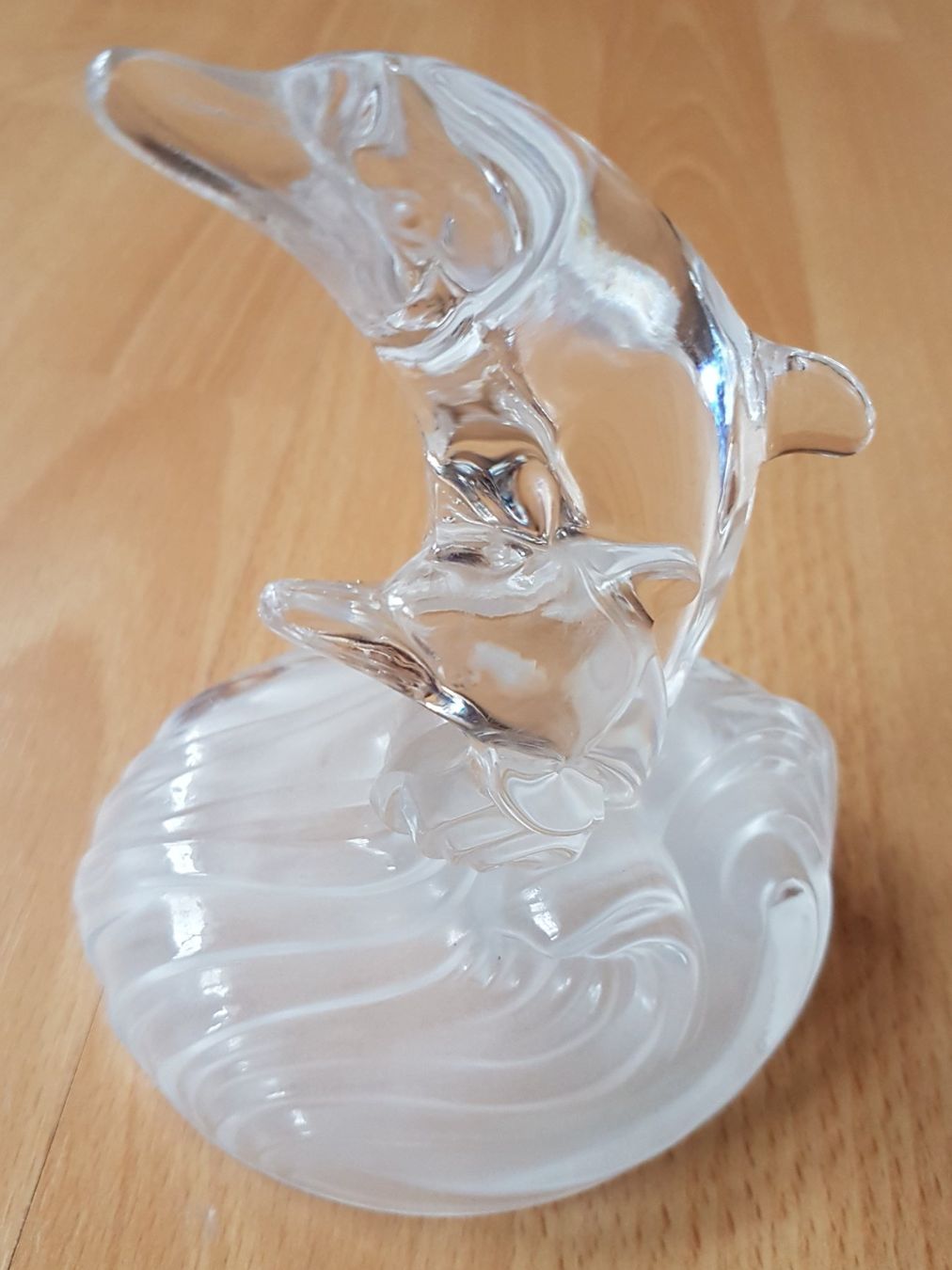 Statuette: 2 GLAS-DELPHINFIGUREN DEKO – Usato da Sax venduto da spazieren 5