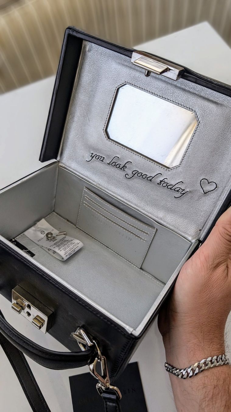 Philipp Plein Borse da donna: Philipp Plein Leather Box Bag – Usato da Zürich venduto da FashionSales 9