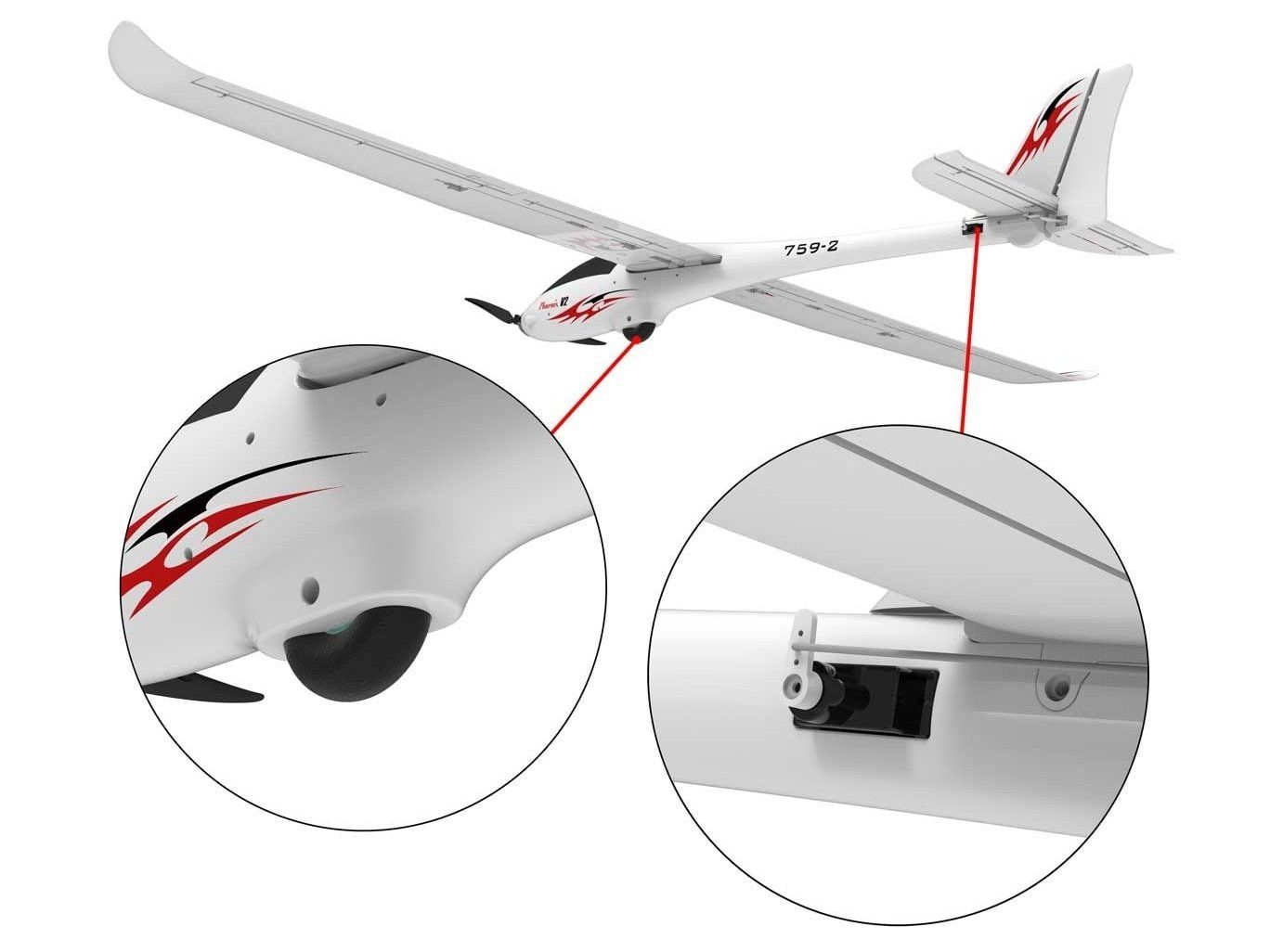 Modellismo RC: Elektrosegler Phoenix V2 / Phoenix-2000, PNP-Set, Volantex – Nuovo e nell'imballaggio originale da Entlebuch venduto da Hebu 3