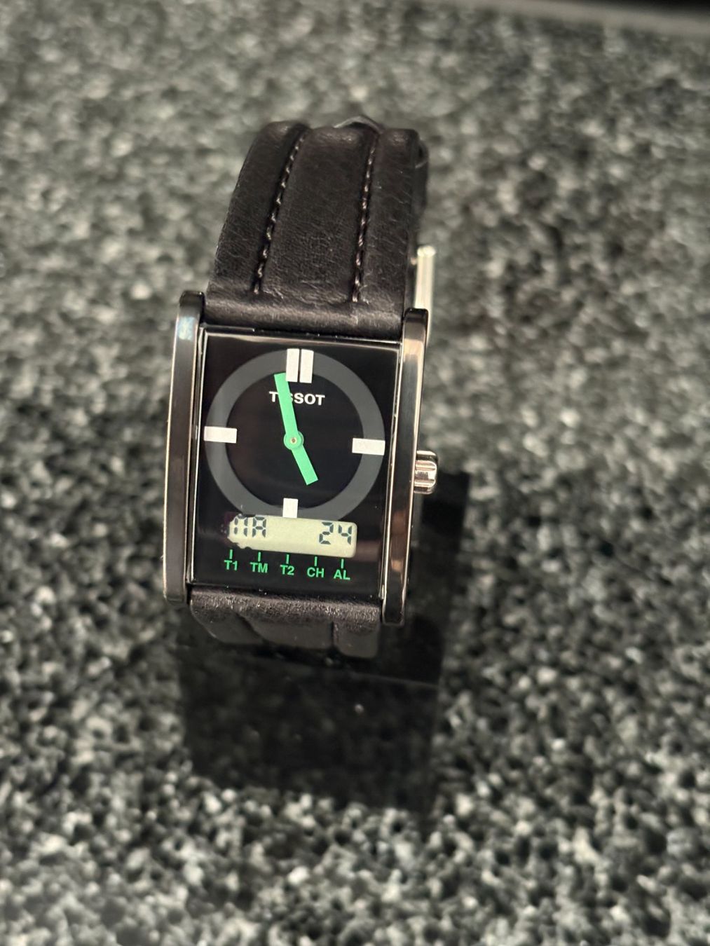 Tissot Orologi: Tissot Two-Timer D377 - Neu - Full Set - New Old Stock – Nuovo e nell'imballaggio originale da Corminboeuf venduto da Path007 1