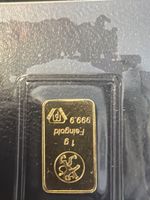 (531)Goldbarren PAMP Suisse 1g Feingold 999.9 im Blister