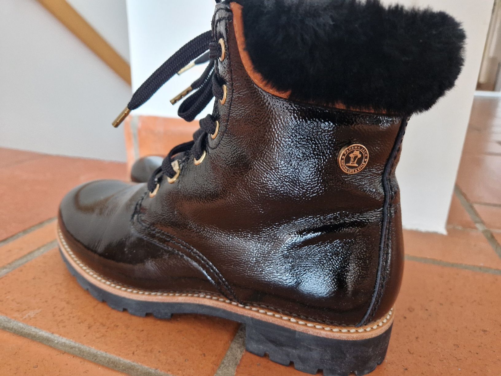 Panama Jack Scarpe da donna: Panama Jack Igloo Lackleder Lamfell 38 – Nuovo (secondo la descrizione) da Lichtensteig venduto da Cocabana_16 3