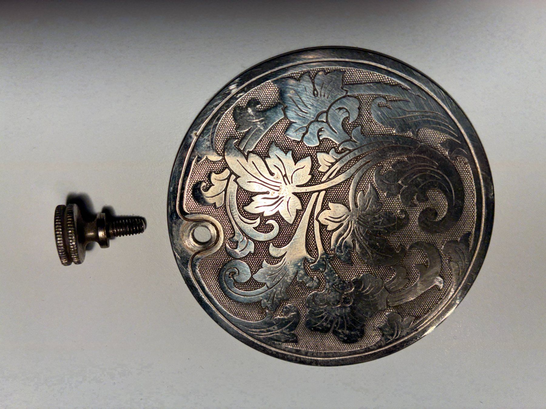 Singer Macchine da cucire: Singer-Abdeckplatte (Simanco 8300) + Original-Rändelschraube – Usato da Biberist venduto da longimanus3 2
