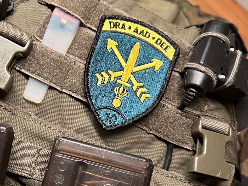 Schweizer Armee Plaketten & Abzeichen: Badge AAD 10 DRA DEE mit Klett *** – Neu und originalverpackt aus Fruthwilen von speex 3