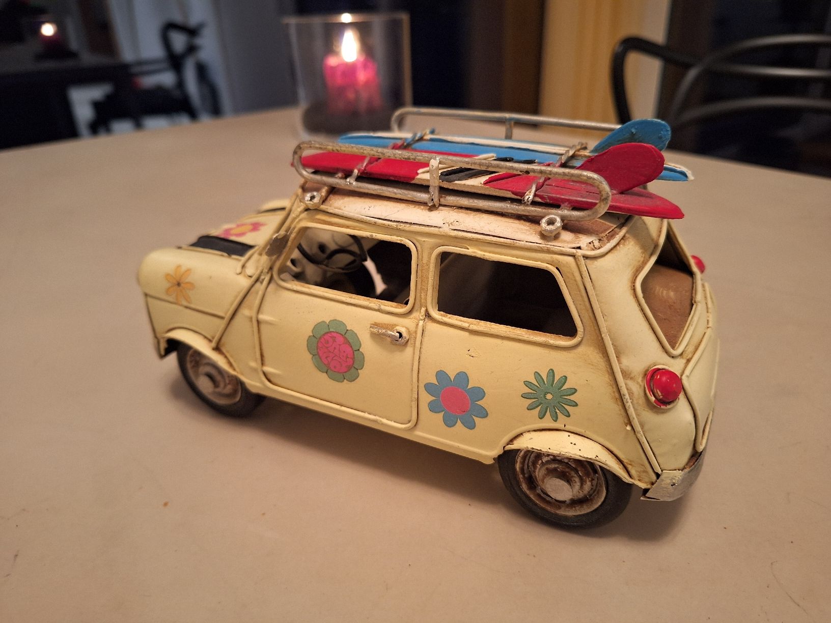 Tutte le decorazioni: Deko Surf / Hippie Auto aus Blech – Nuovo (secondo la descrizione) da Gersau venduto da biancaneve82 3