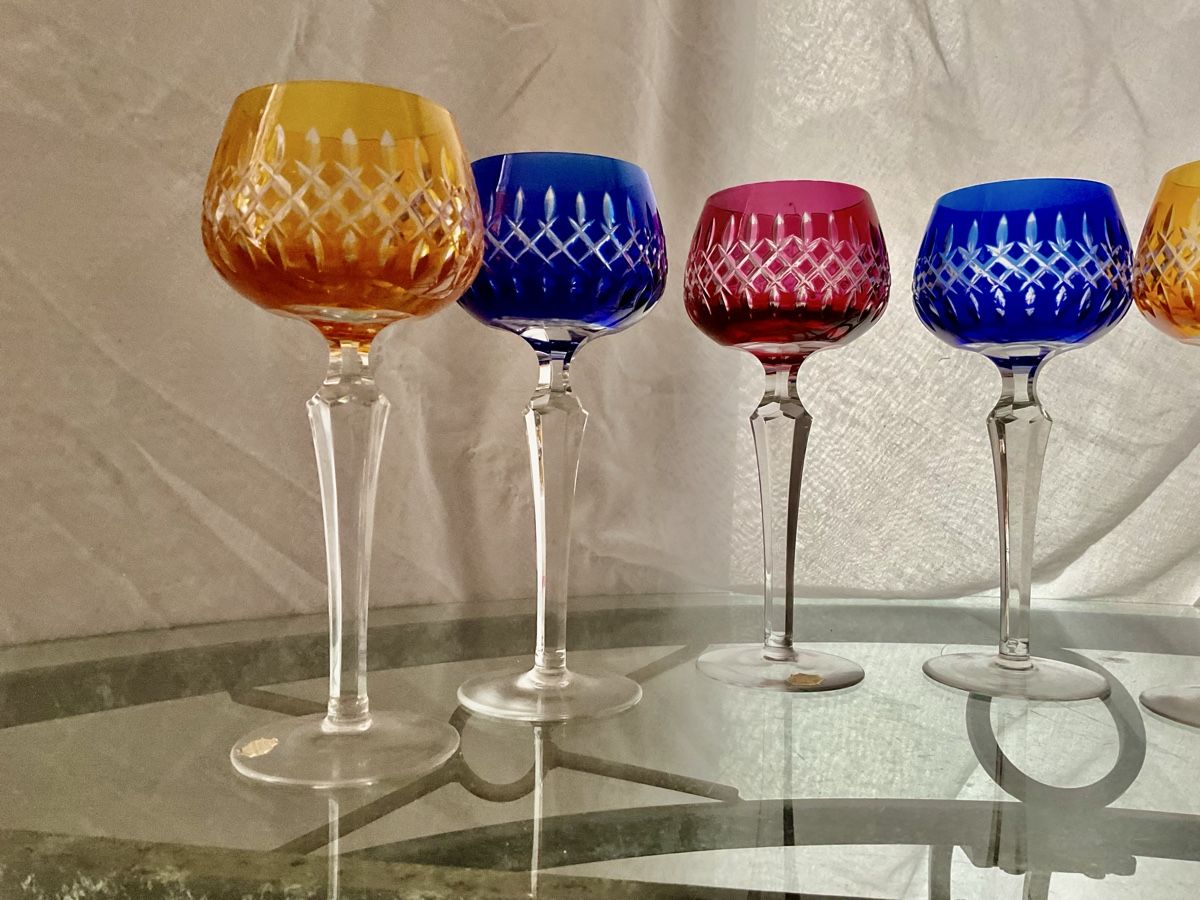 Bicchieri: VINTAGE ECHTE KRISTAL	L HANDGESCHLIFFEN – Usato da Boll venduto da Laima1975 4