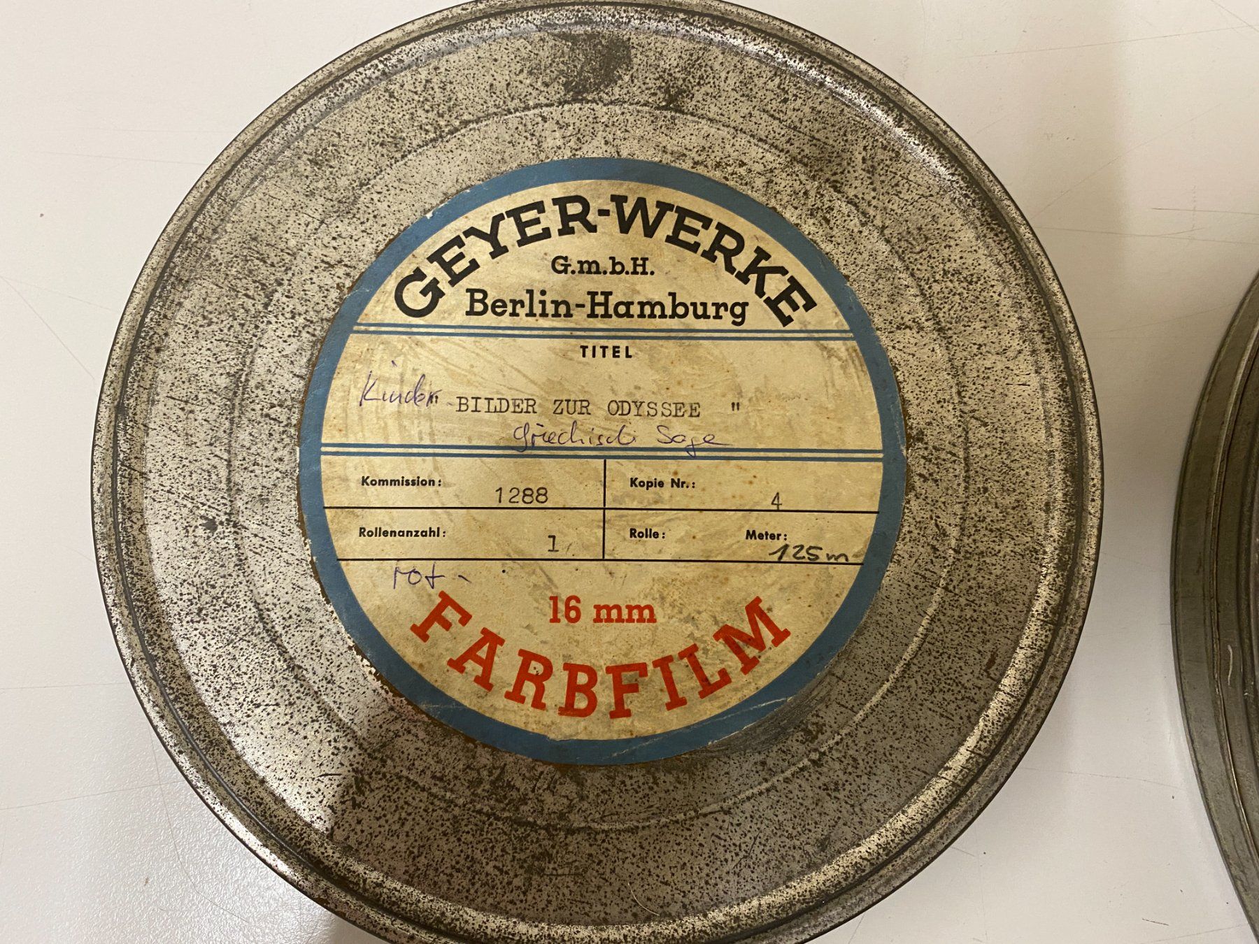 Plaketten & Abzeichen: Filme 16 mm Kunststoffverarbeitung / Griechische Sage – Gebraucht aus Schönenbuch von Laubfrosch05 2