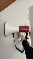 Megafon weiss rot guter Zustand