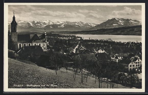 Ansichtskarten: AK Hitzkirch, Baldeggersee, die Alpen – Gebraucht aus Berlin von bartko-reher