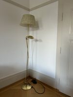 Stehleuchte mit Stoffschirm, ca. 195cm