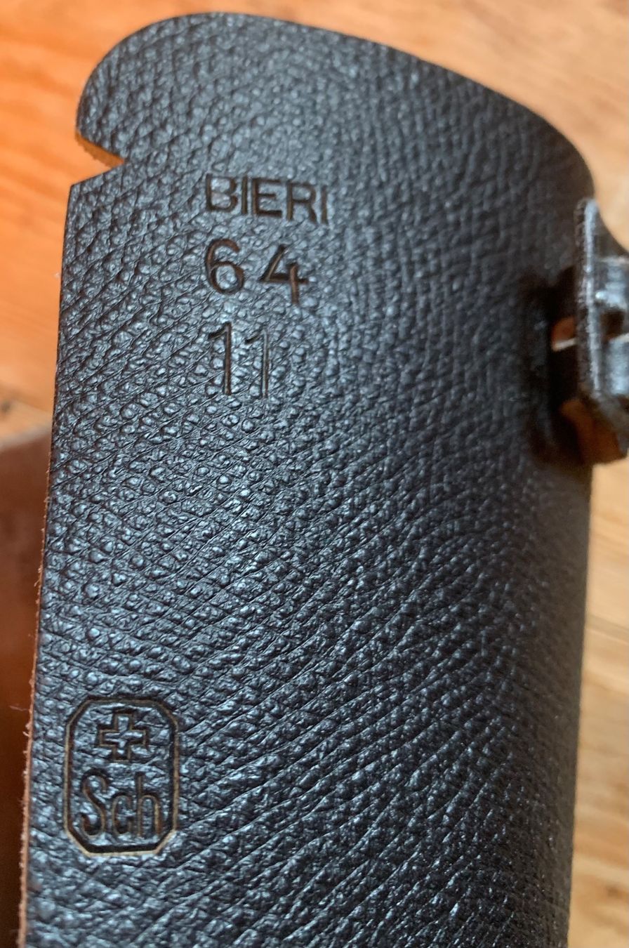 Schweizer Armee Stinchiere & Fasciature: Ledergamaschen der CH Armee Grösse 1 – Nuovo (secondo la descrizione) da Goldingen venduto da Bergler012 2