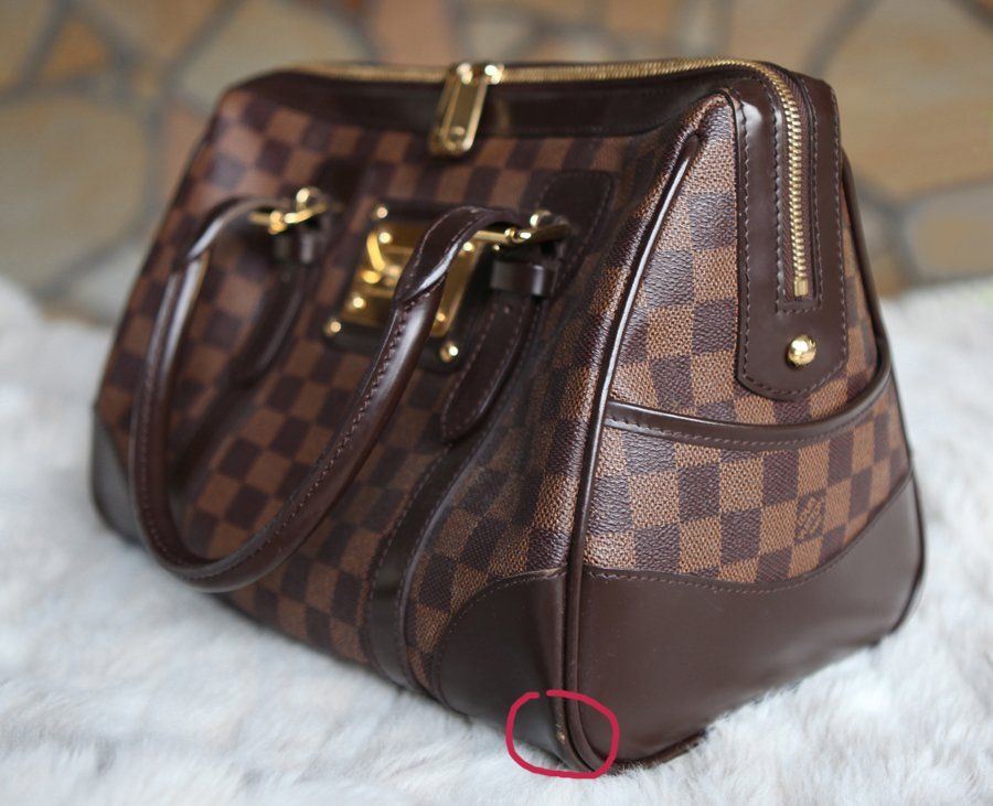 Louis Vuitton Damier Ebene Canvas Berkeley Bag