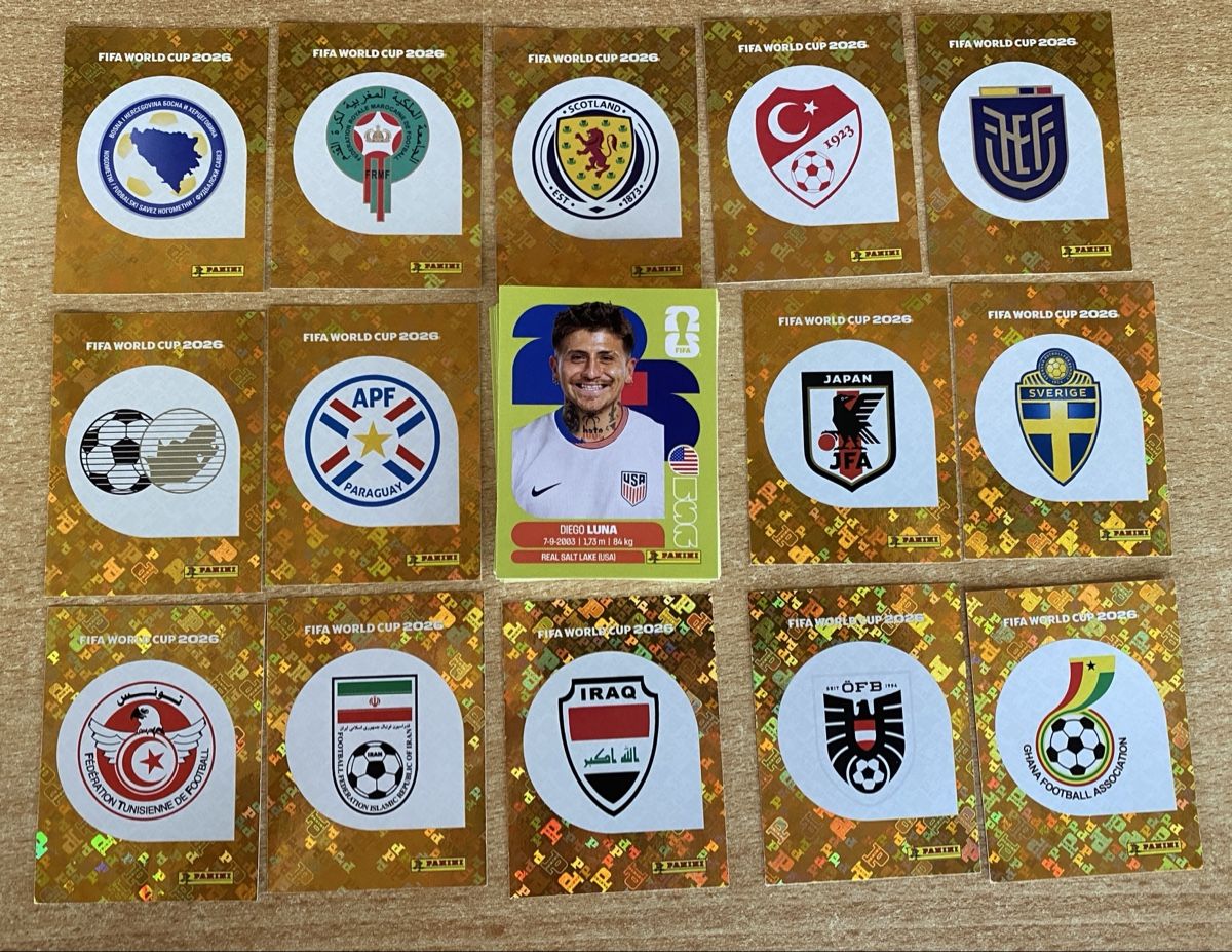 Panini Sammelbilder & Trading cards: 68 Panini-Sticker Konvolut WM 2026 – Neu (gemäss Beschreibung) aus Jegenstorf von Bahnhofshallenkiosk