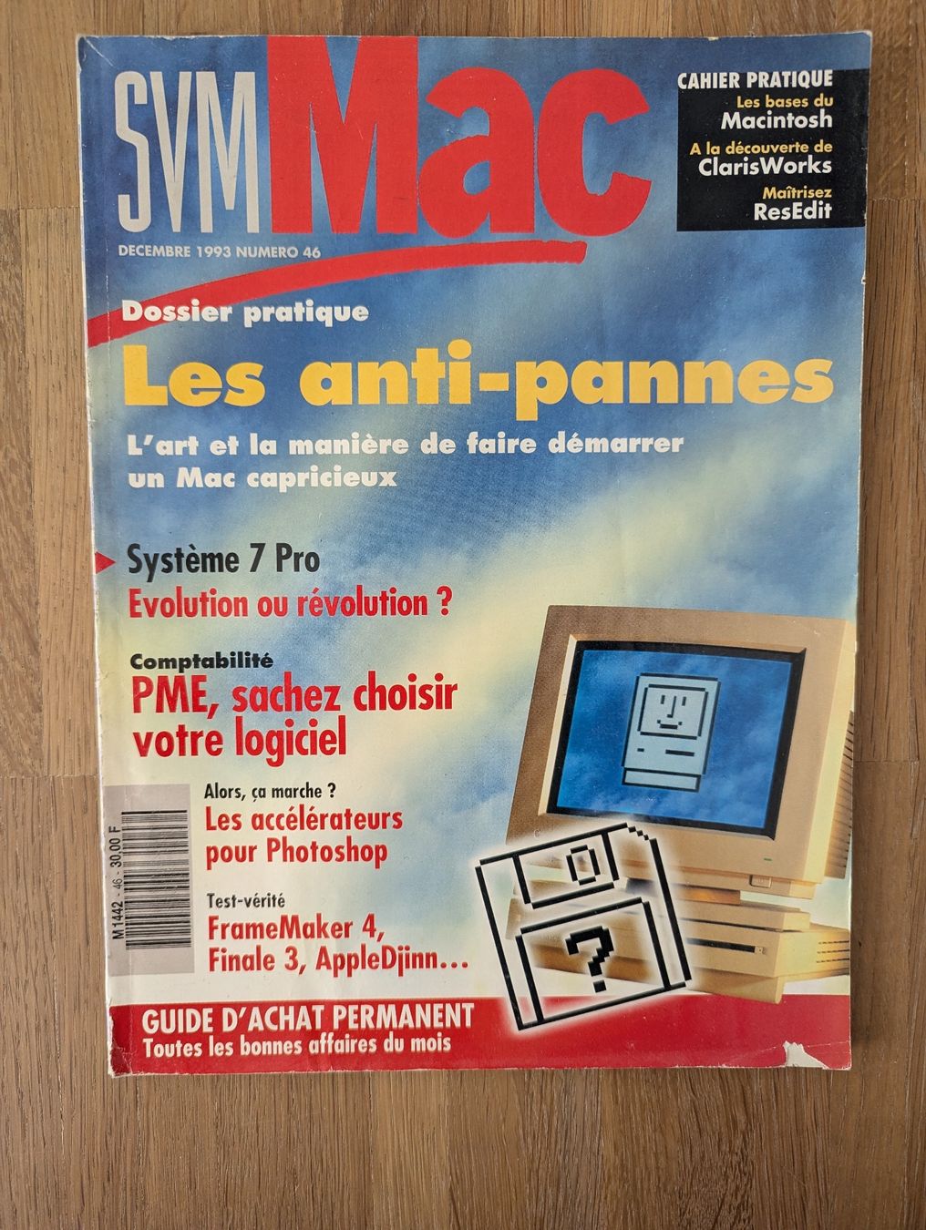Riviste & Magazine: SVM Mac: Dossier pratique anti-pannes, Système 7 Pro - 1993 – Usato da Basel venduto da seewhybee