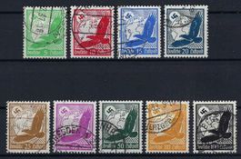 Deutsches Reich 1934 Flugpostmarken , gute Werte gest.