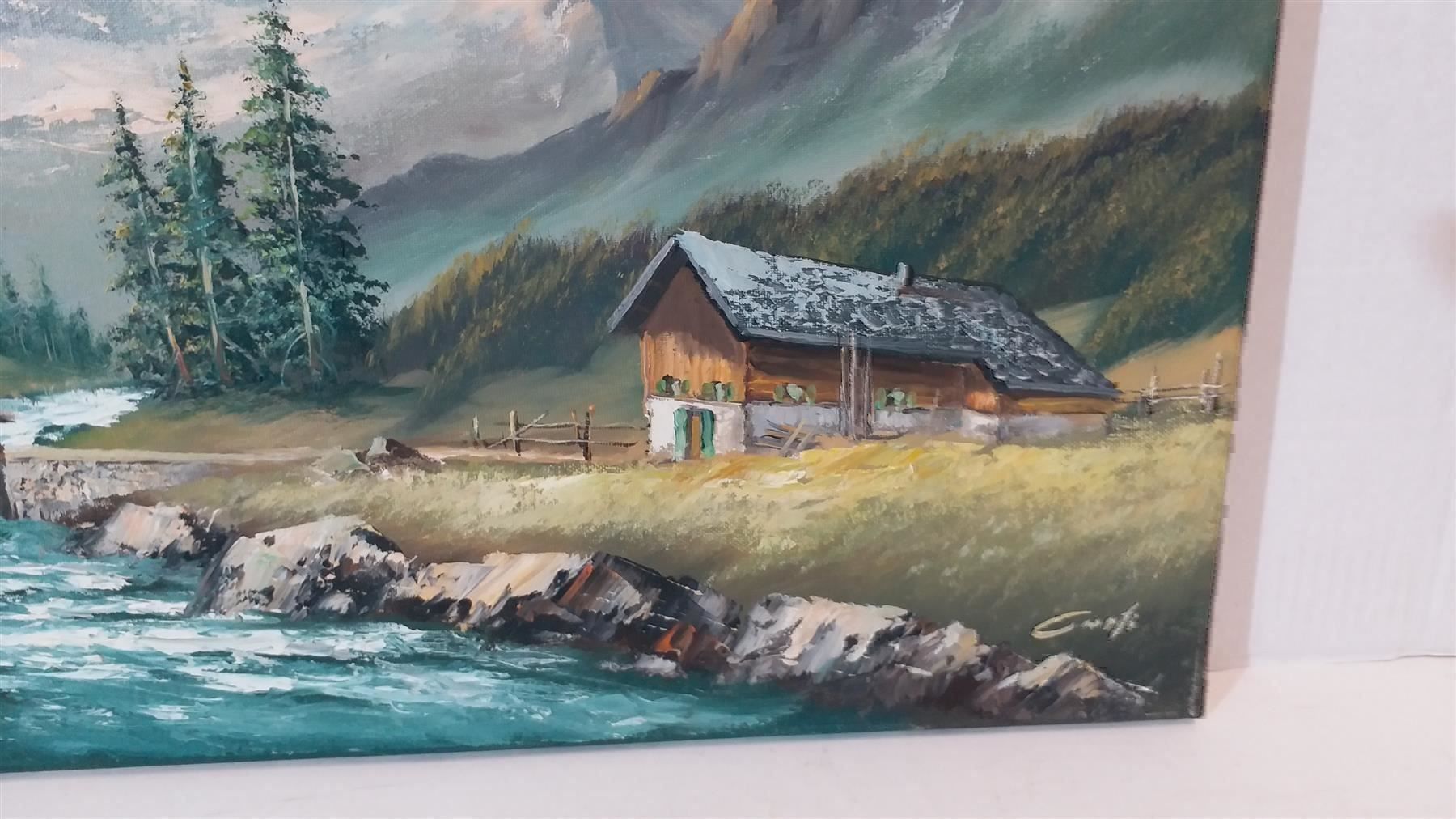 Gemälde: Corti "Berglandschaft" Gemälde – Gebraucht aus Zürich von Galerie-Kunst 1