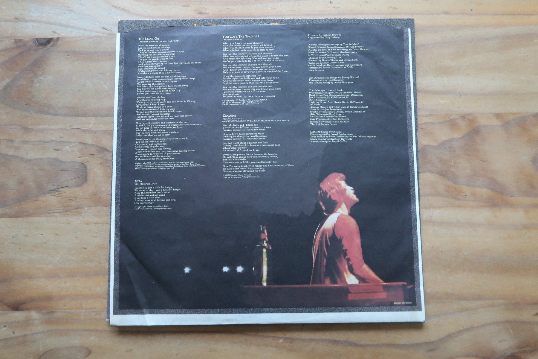 Dischi in vinile: JACKSON BROWNE - RUNNING ON EMPTY - VINYL LP – Usato da Basel venduto da Patiscat 3