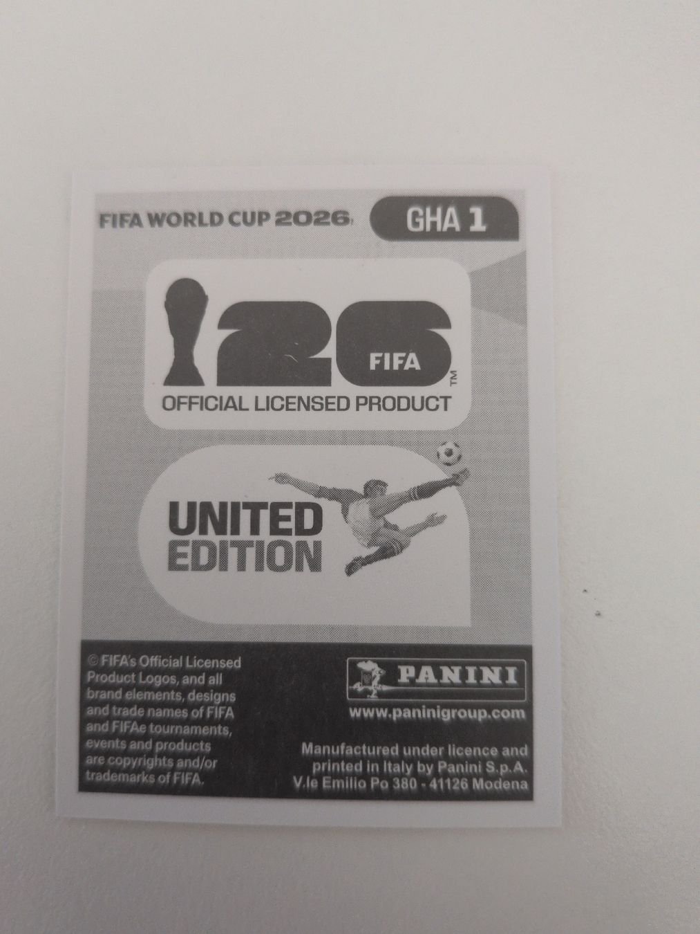 Panini Cartes à collectionner: GHA 1 – D'occasion à Wermatswil par oo8 1