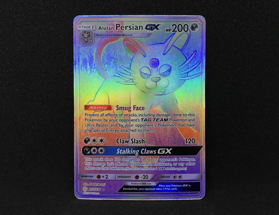 Alolan Persian GX Rainbow Secret Pokemon Kaufen auf Ricardo