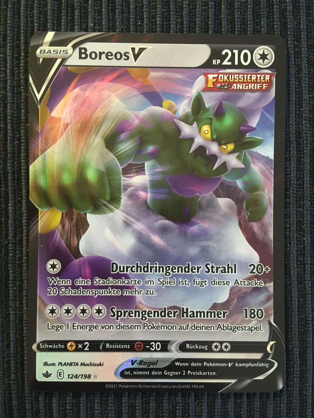 Pokémon Carte collezionabili: Pokemon Boreos V Chilling Reign Deutsch – Nuovo (secondo la descrizione) da Wabern venduto da Collectfun