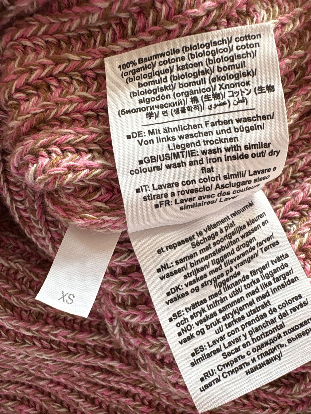 Closed Maglioni & Felpe: Closed Baumwolle Pullover rosa m Kurzarm-Bluse XS/S – Usato da Richterswil venduto da ZueriLake2 7