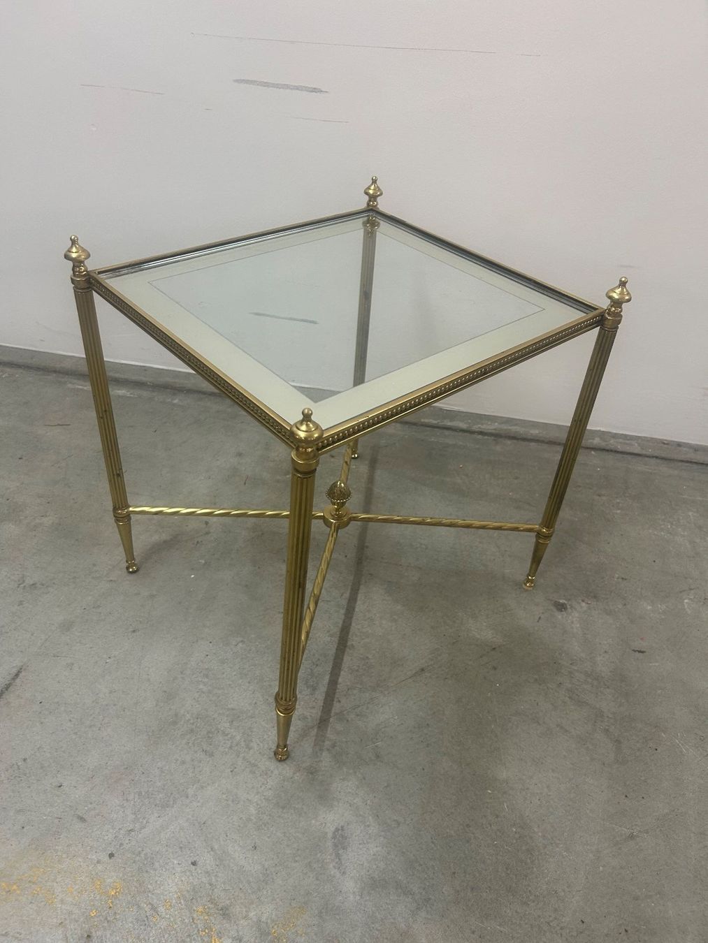 Tische: Salontisch Mid-Century-Design Messing Glasplatte – Gebraucht aus Zürich von Levelart 5