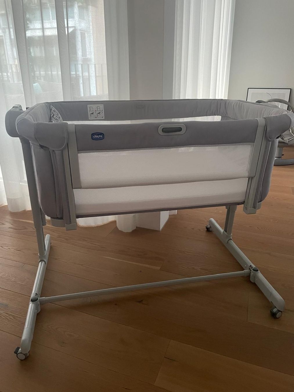 Chicco Letti: Chicco Beistellbett Next2Me Magic Evo grey mist – Usato da Frick venduto da S_Richi