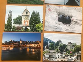 10x Postkarten Set Museggmauer Luzern