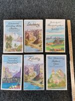 Paul Attinger, Kandersteg. Alte Touristenkarten, Lötschental