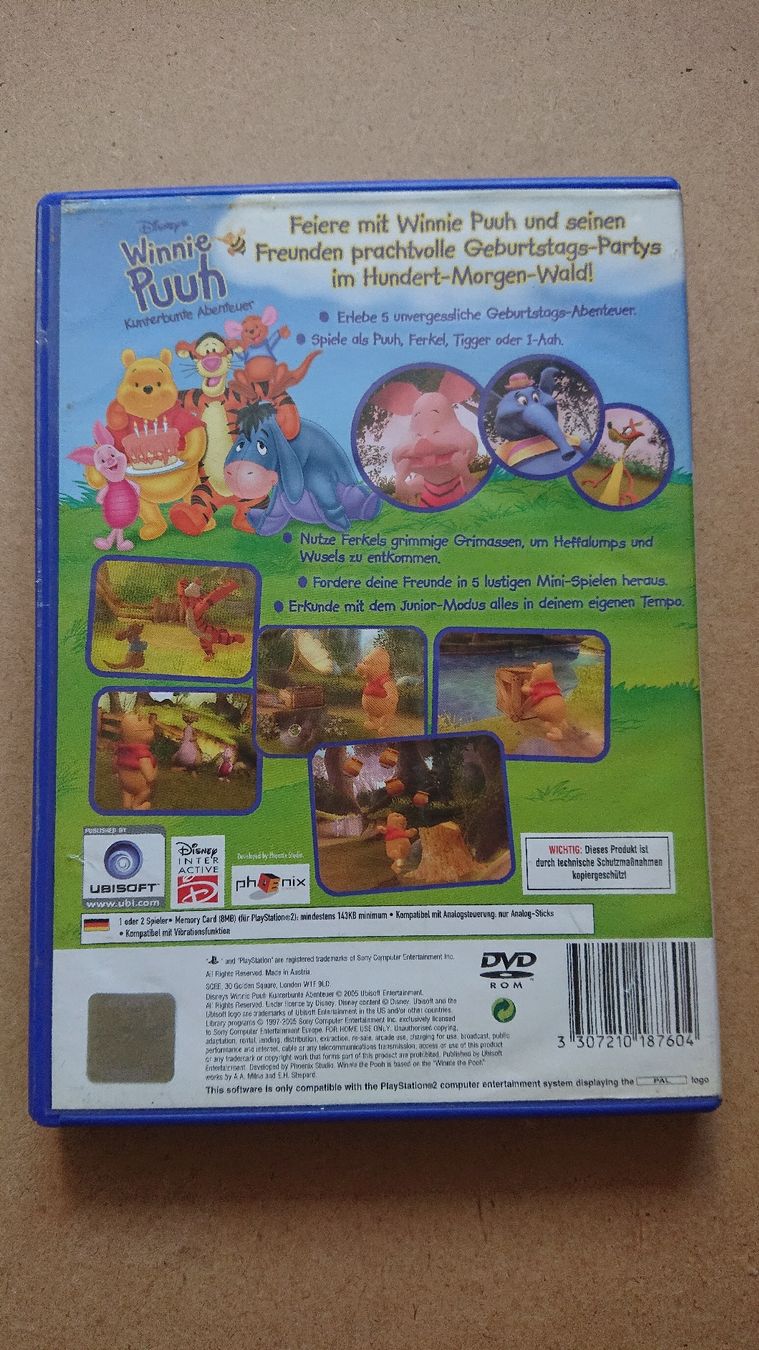 Giochi: Winnie Puuh Kunterbunte Abenteuer PS2 – Usato da Chur venduto da FreakofRarity 1