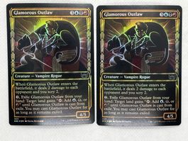 MTG Glamorous Outlaw SNC 309 Englisch Common Showcase Foil 2