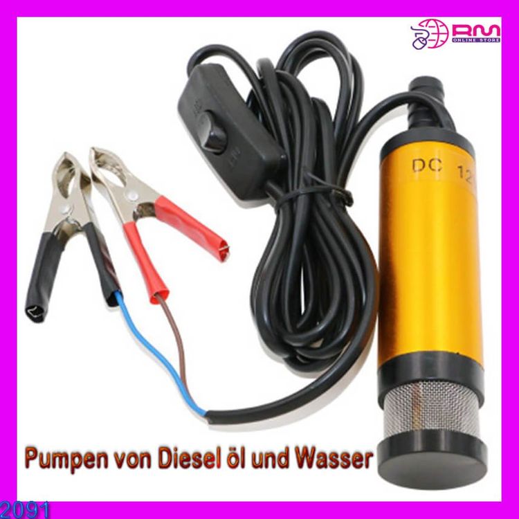 Kaufe DC 12 V elektrische Tauchpumpe, Edelstahl-Tauchpumpen für Wasser,  Diesel, Öl, Kerosin, 12