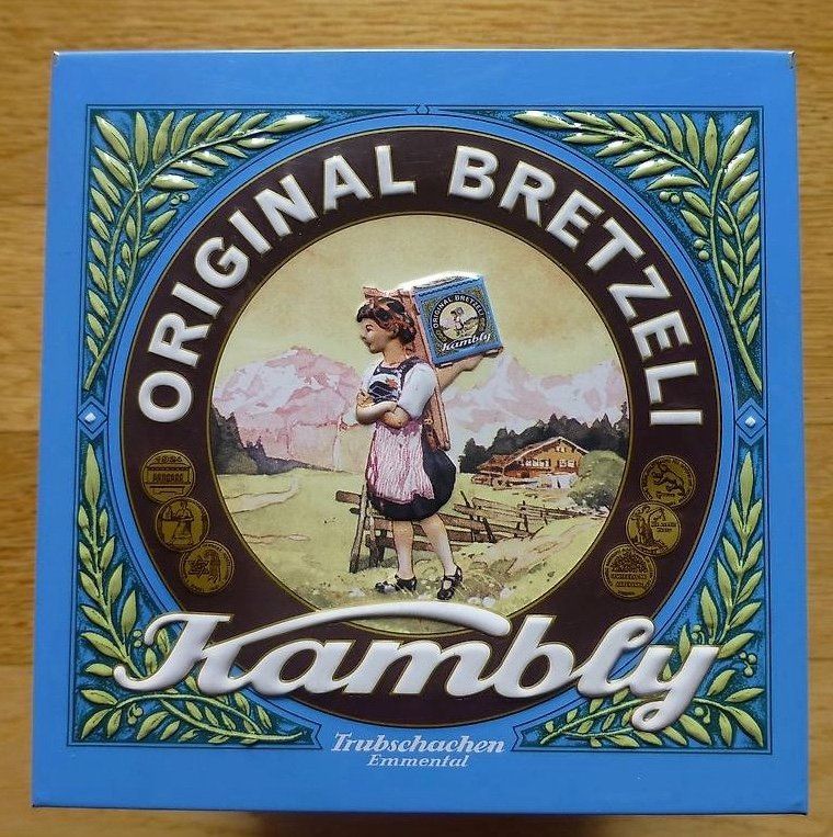 Komplettküchen: Kambly Bretzeldose – Gebraucht aus Bremgarten b. Bern von gutzi63