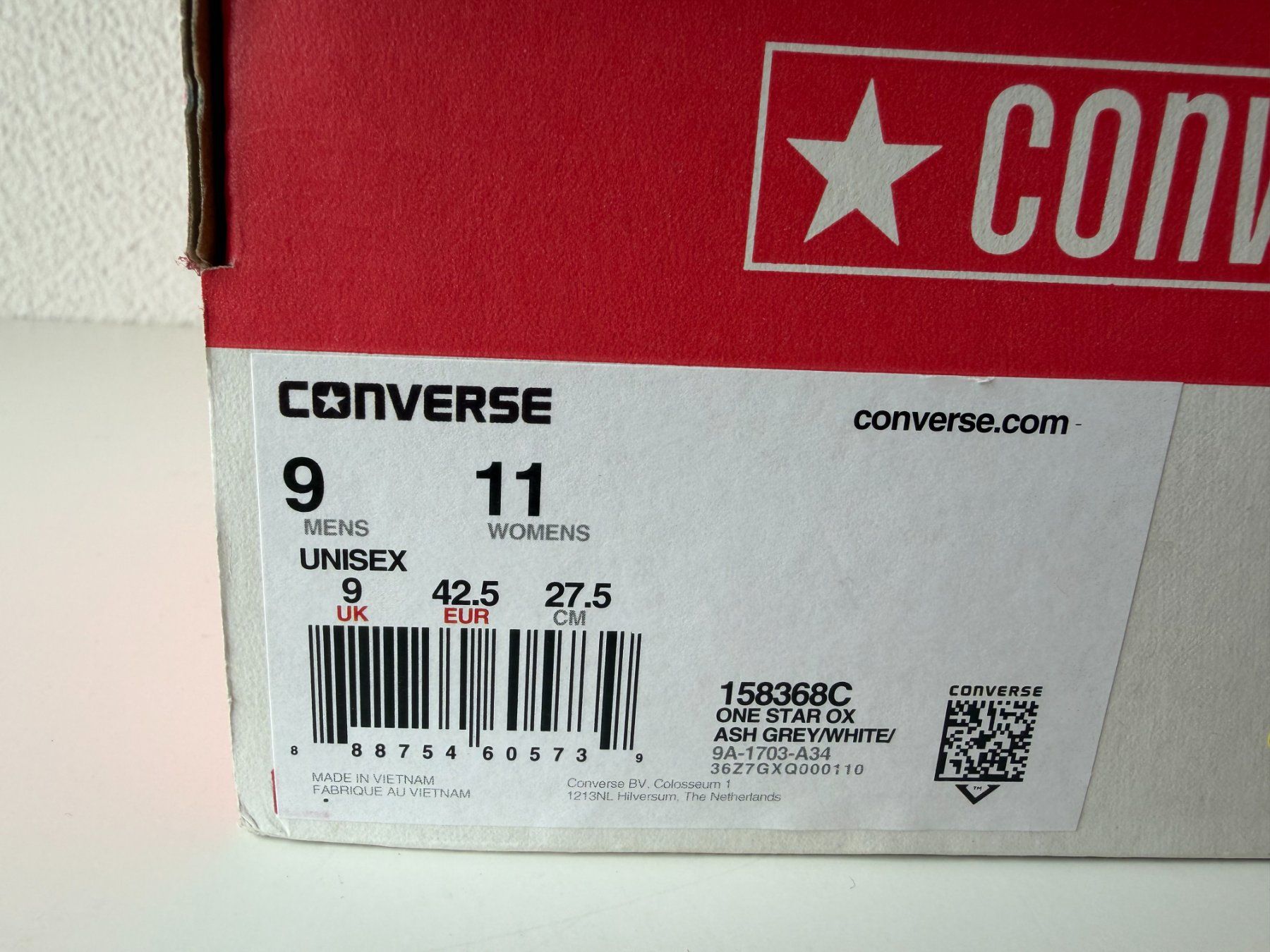 Converse Scarpe da uomo: Converse One Star OX Grey – Nuovo (secondo la descrizione) da Ennenda venduto da KUROI14 5