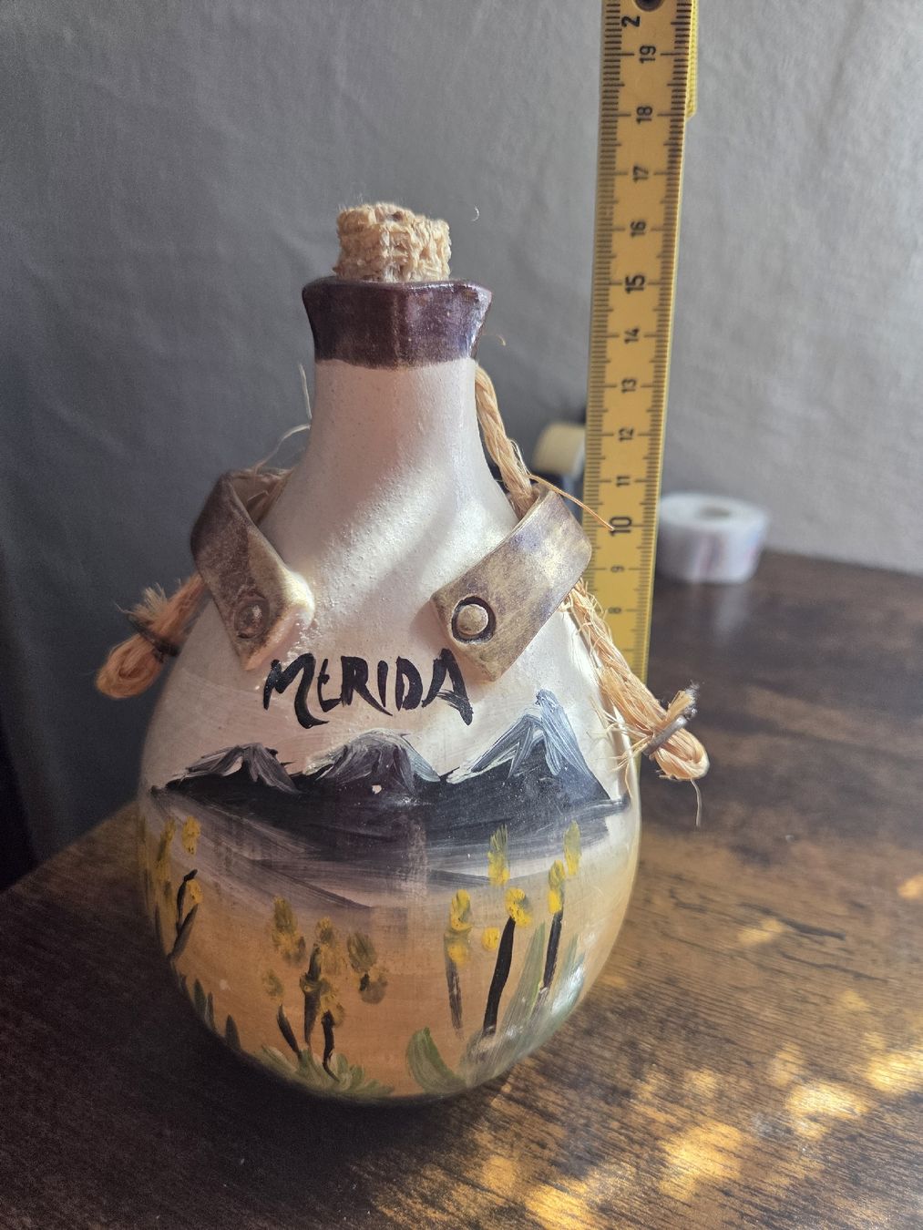 Alle Dekorationen: Decorative flask Merida painted ceramic good condition – Gebraucht aus Winterthur von Maricels_Boutique 2