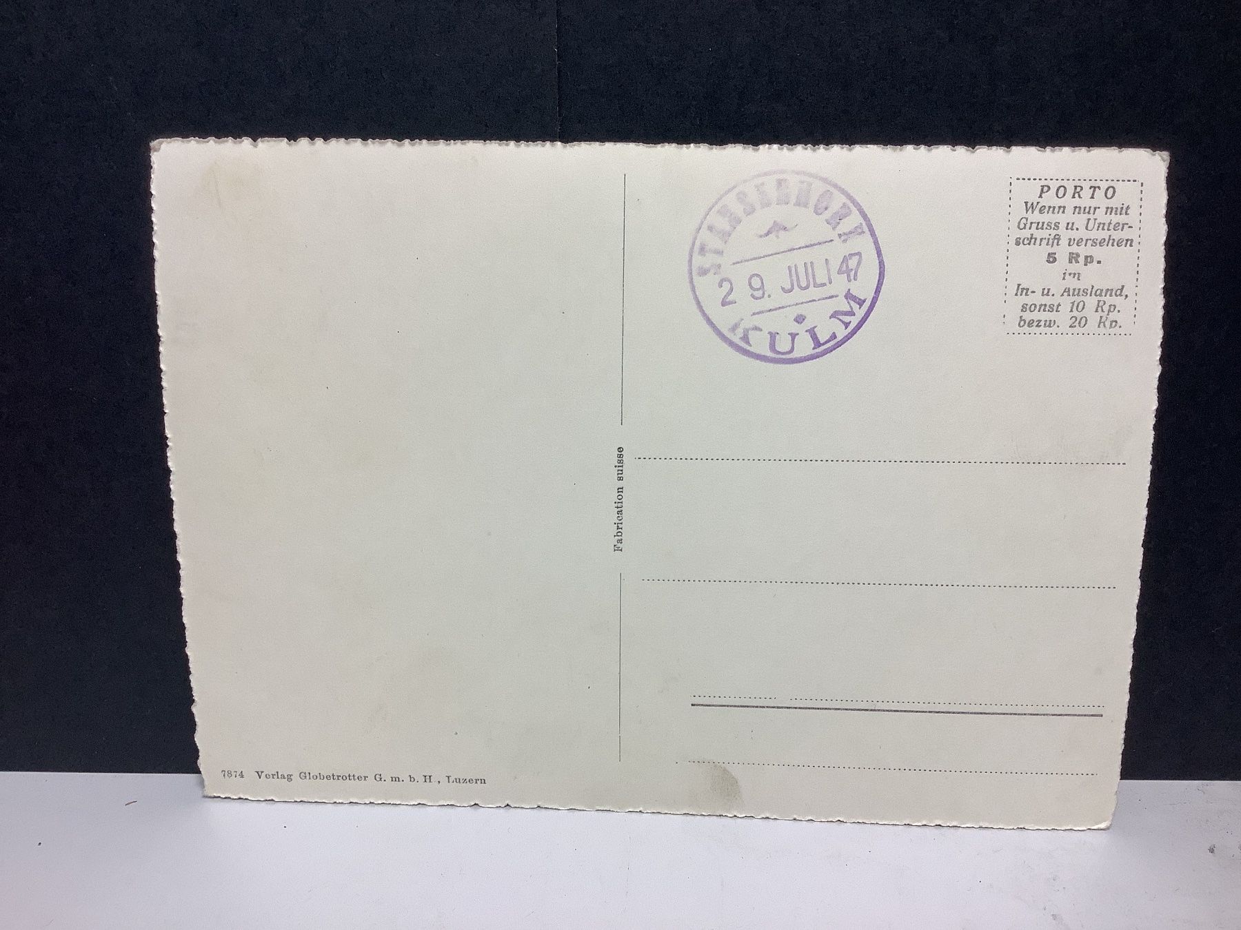 Cartoline postali: Stanserhorn – Usato da Flaach venduto da Monisoldshop 1