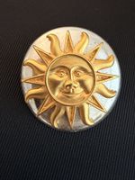 Brosche / Anhänger Sonne