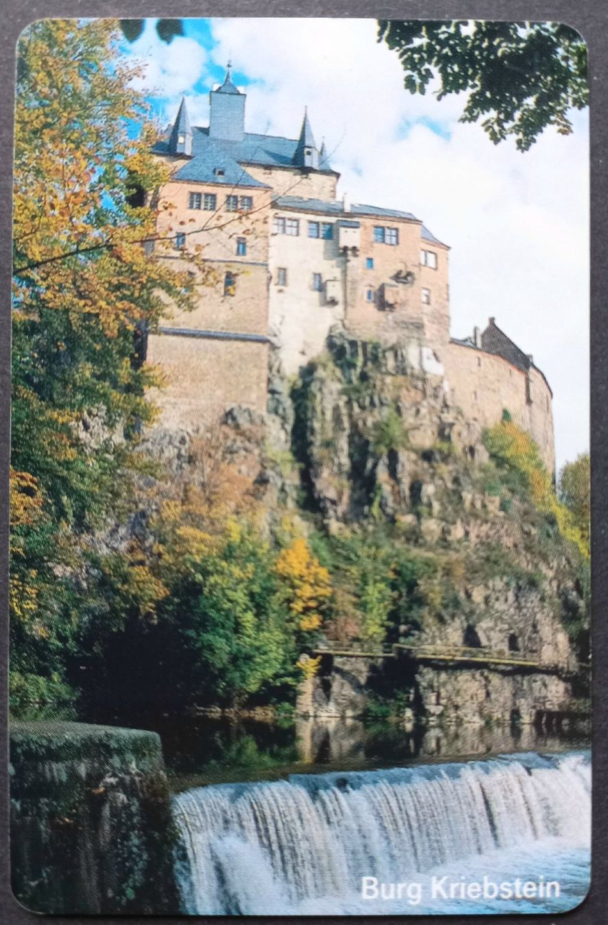 Schede telefoniche: Taxcard - Burg Kriebstein - D – Usato da Niederuzwil venduto da lubimaja