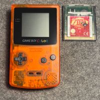 Gameboy Color Orange +  Zelda Oracle of Seasons