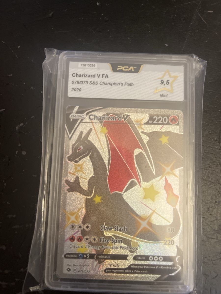 Karten: Pokemon Charizard V FA Champion's Path PCA 9,5 – Neu (gemäss Beschreibung) aus Aire-la-Ville von xgr_t5ll