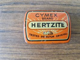 Antike Blechdose Hertzite