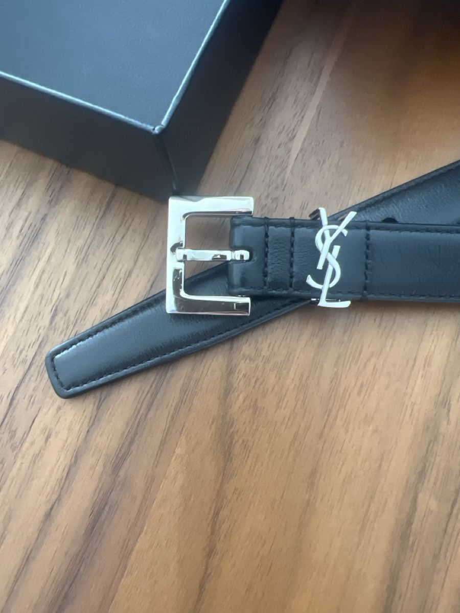 Saint Laurent Gürtel: Ledergürtel YSL – Neu (gemäss Beschreibung) aus Obfelden von running_mike 1