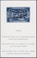 1945, W21 (Spendenblock, Nr.10) postfrisch **, Kat: 200.-