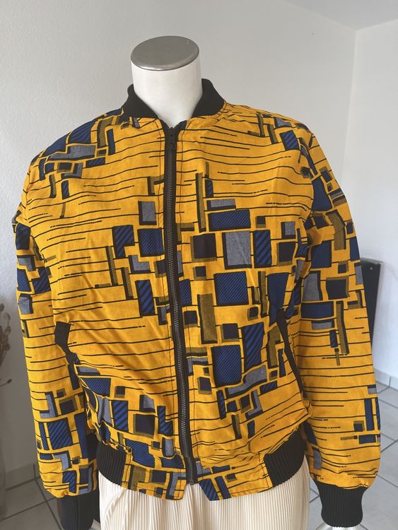 Manteau Bomber Jaune Antartex Homme Taille L – Doudoune Zippée, état Excellent