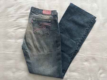 Damen / Teenager "Vintaga" Jeanshose hellblau Grösse 29