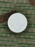 Uniformknopf Marine, 25.5 mm, weiss