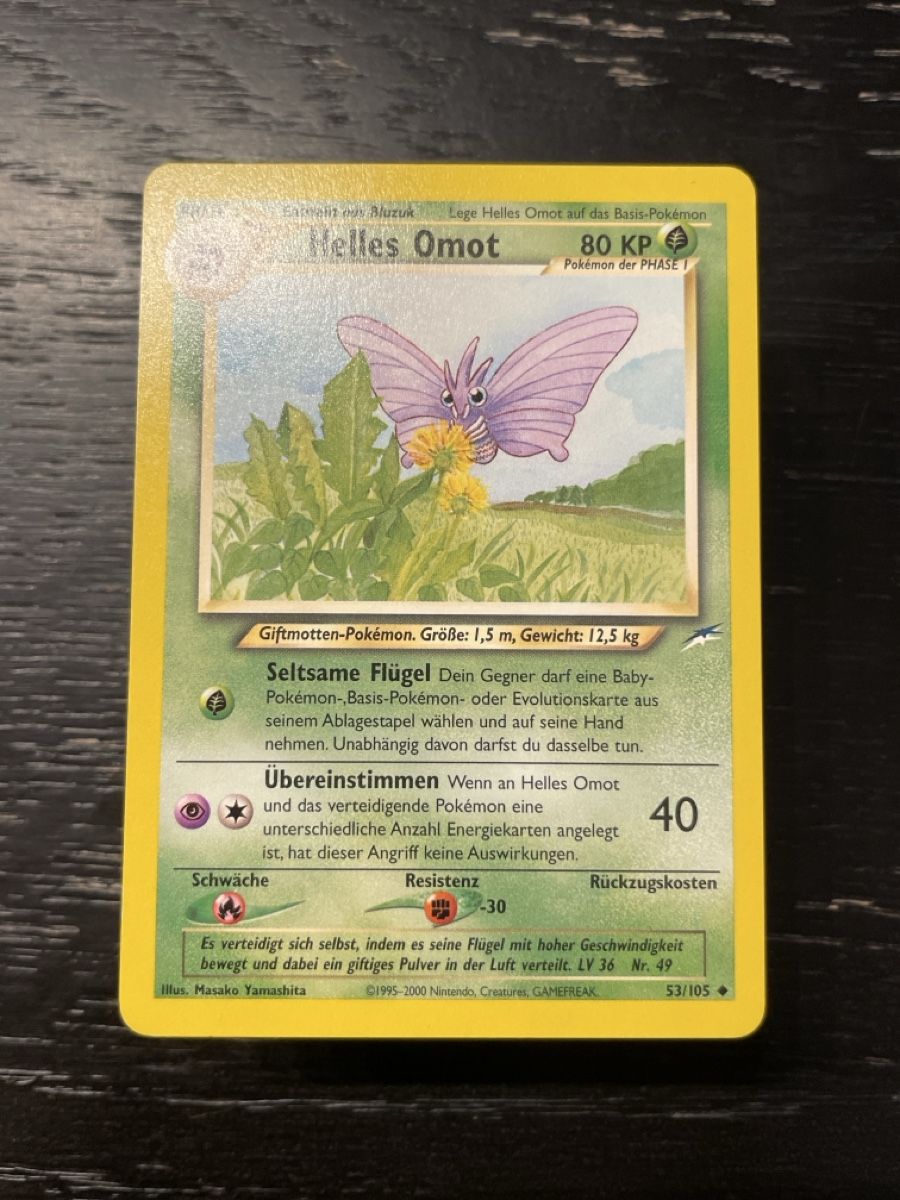 Pokémon Carte collezionabili: Helles Omot 53/105 neo pokemon – Usato da Hugelshofen venduto da Suimosa