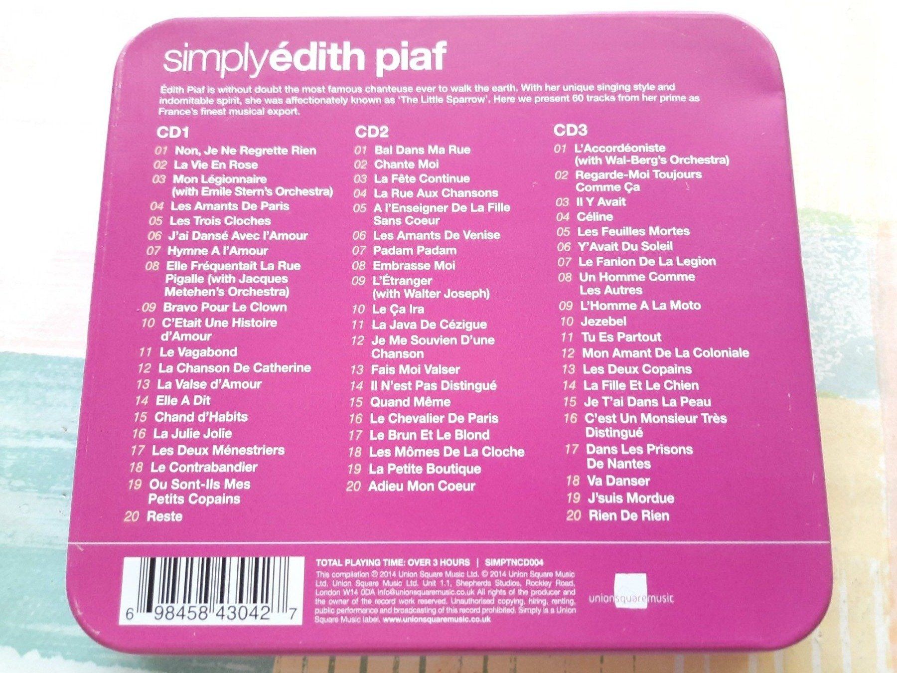 CDs: CD Coffret collector 3 cds Edith Piaf  – Gebraucht aus Pully von bro_n52j 1
