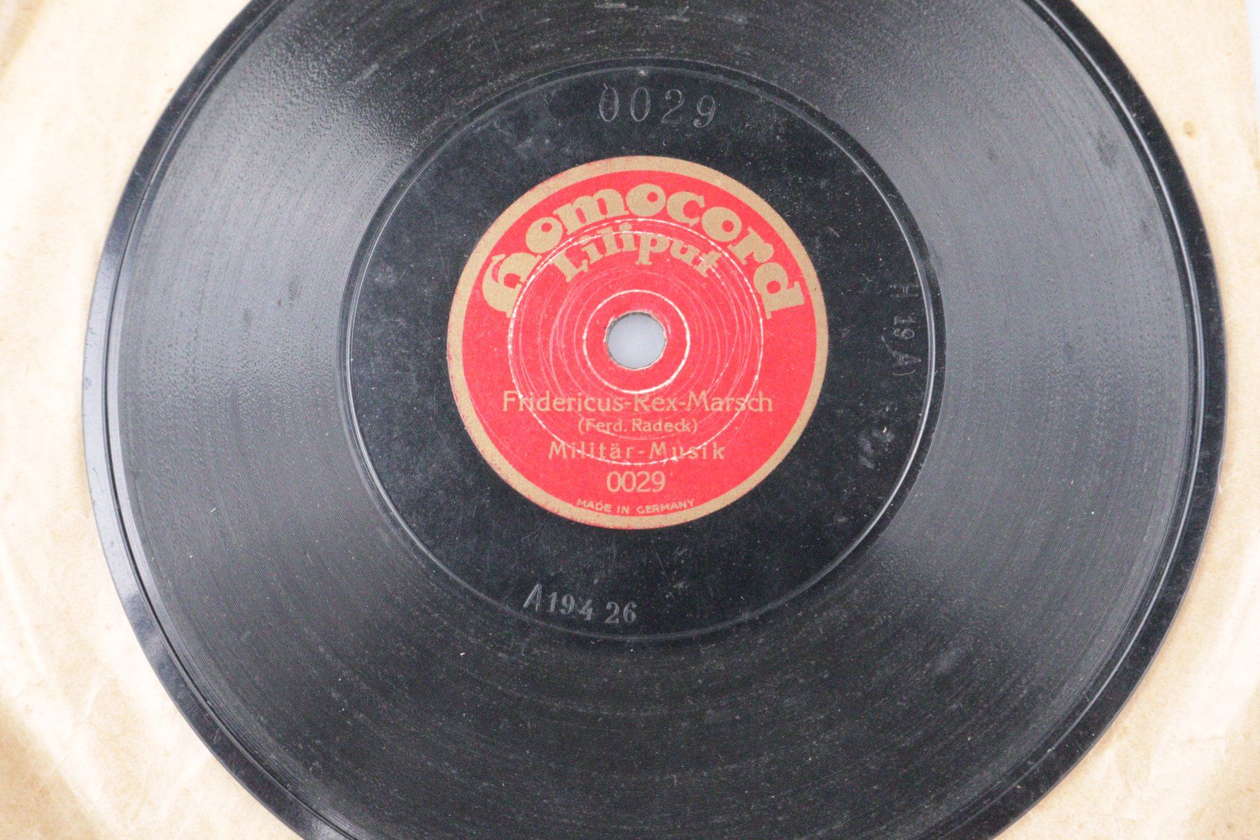 Schallplatten: 5 Stück Vintage Schellack Platten 15cm – Gebraucht aus Volketswil von brockipfannenstil 2